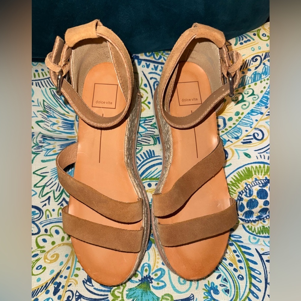 Dolce Vita Brown Strappy Sandals